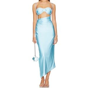Baobab Collection Light Blue Asymmetrical Dress